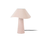 Tafellamp Ameno roze ijzer 28 cm