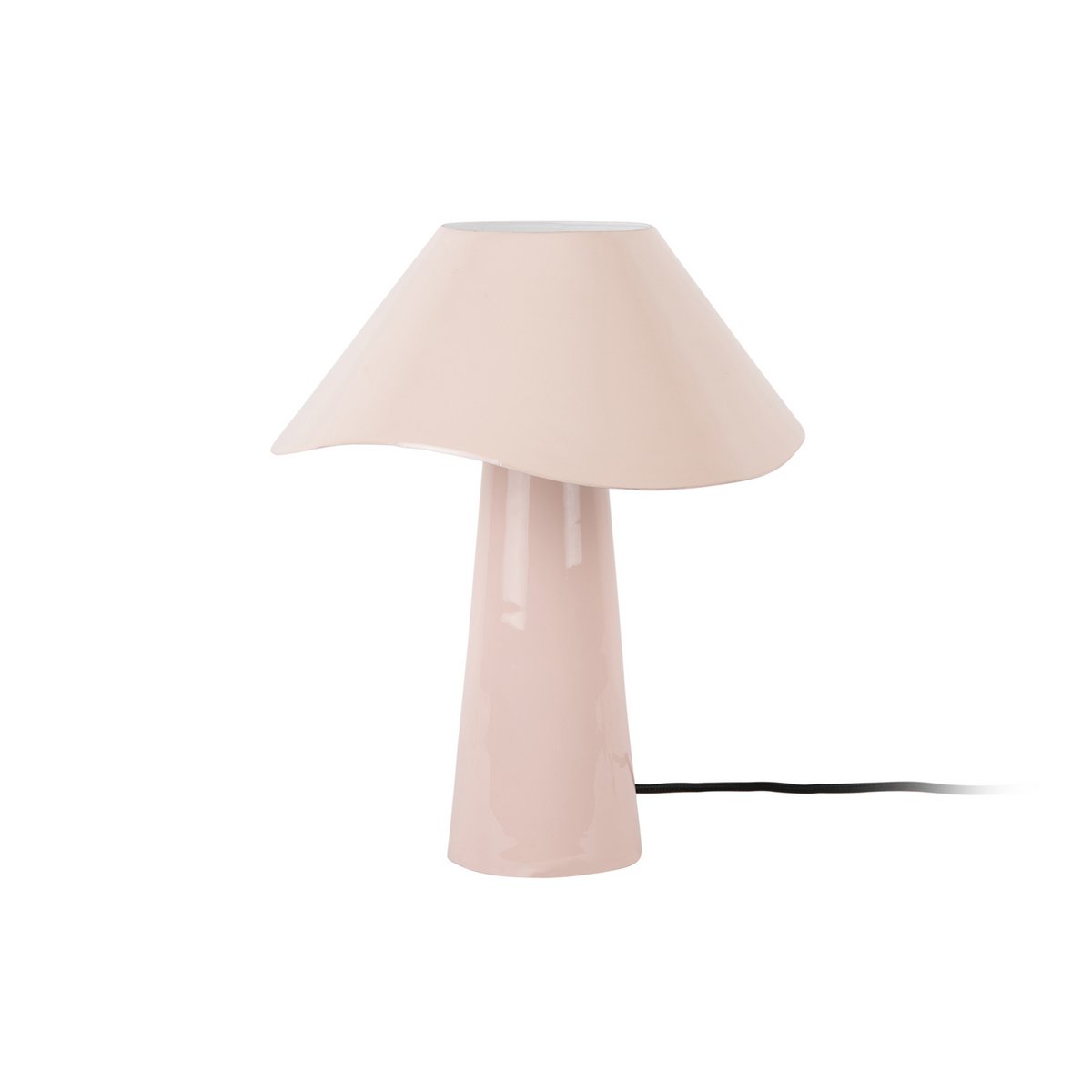 Tafellamp Ameno roze ijzer 28 cm