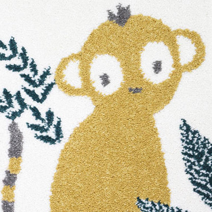 Vloerkleed kinderkamer 160x230 cm Monkey Paradise