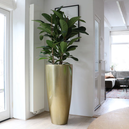 Plantenpot Kentucky gold Ø47xH100 cm fiberstone