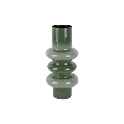 Vaas 37 cm ijzer groen