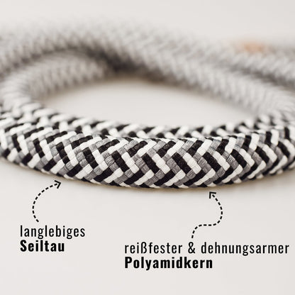 Hondenriem 120 cm leer polyamide