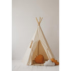 Beige Teepee Tent For Children For Play And Rest