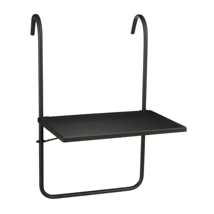Balkontafel Seatle Ø38x57,5 cm metaal zwart