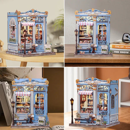 3D DIY huisje 16x15x21 cm hout