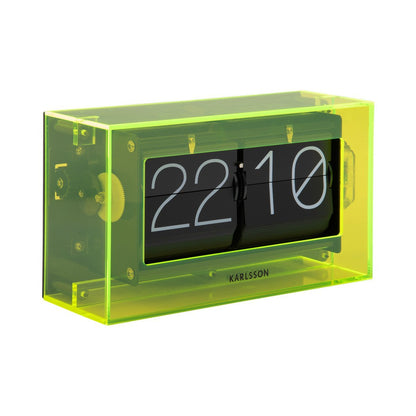Boxed Flip Table Clock