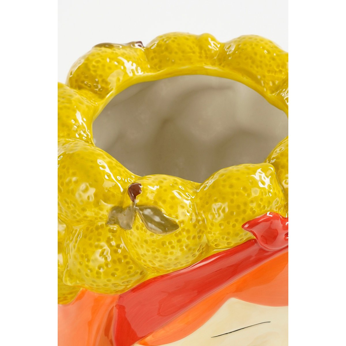 Bloempot geel dolomiet 19,5 cm