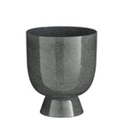 James Planter On Stand Metal Grey 22cm Diameter 19cm