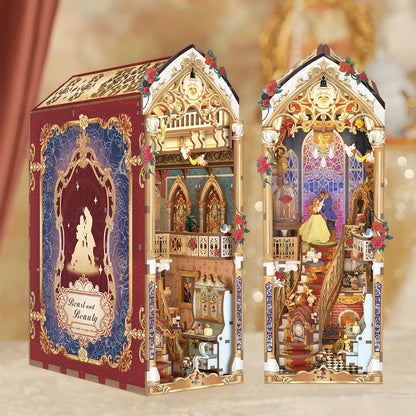 DIY Book Nook Enchanted Rose 19x10.8x26.9 cm hout