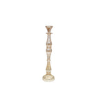 Large H41cm Amber Amber Candlestick