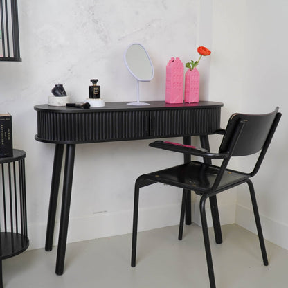 Dressoir 100x33x76 cm MDF zwart