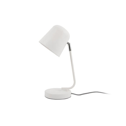 Tafellamp 39 cm wit ijzer