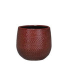 Pot Gabriel round bordeaux D14