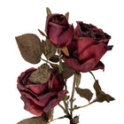 Kunstbloem Roos 70 cm Rood Kunststof