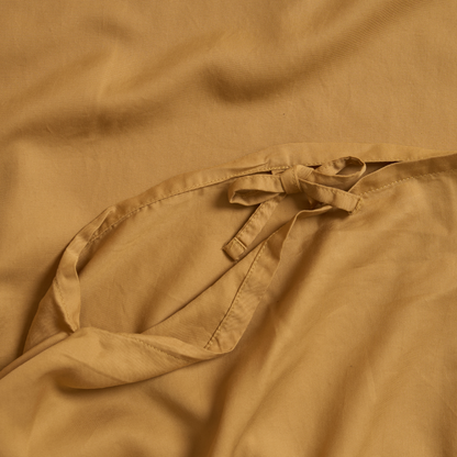 Dekbedovertrek TENCEL Lyocell 100x135 cm okergeel