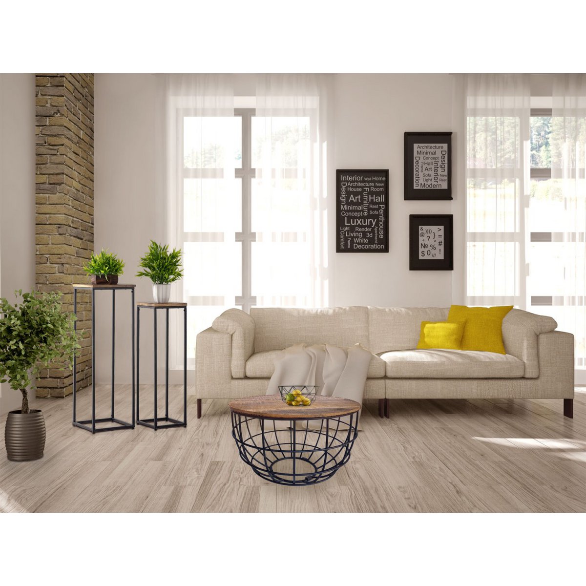 Bloemkolommen B25 B20 78 En 67 Cm Peru Plant Stand Square