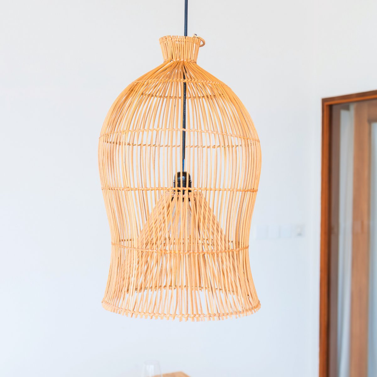 Rotan lampenkap 35 cm