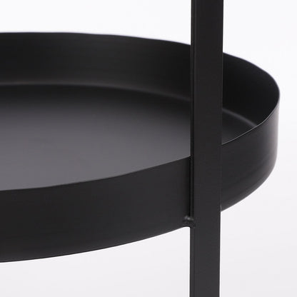Etagère 25 cm diameter ijzer zwart