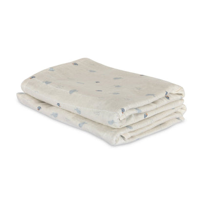 Bamboe mousseline doeken 2st.