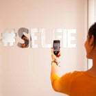 Mirror Wall Decal "%23SELFIE"