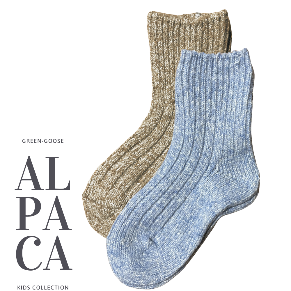 Alpaca sokken kinderen 2 paar