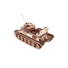 Houten 3D puzzel tank T-34-85 33x12.8x9.5 cm berkenmultiplex