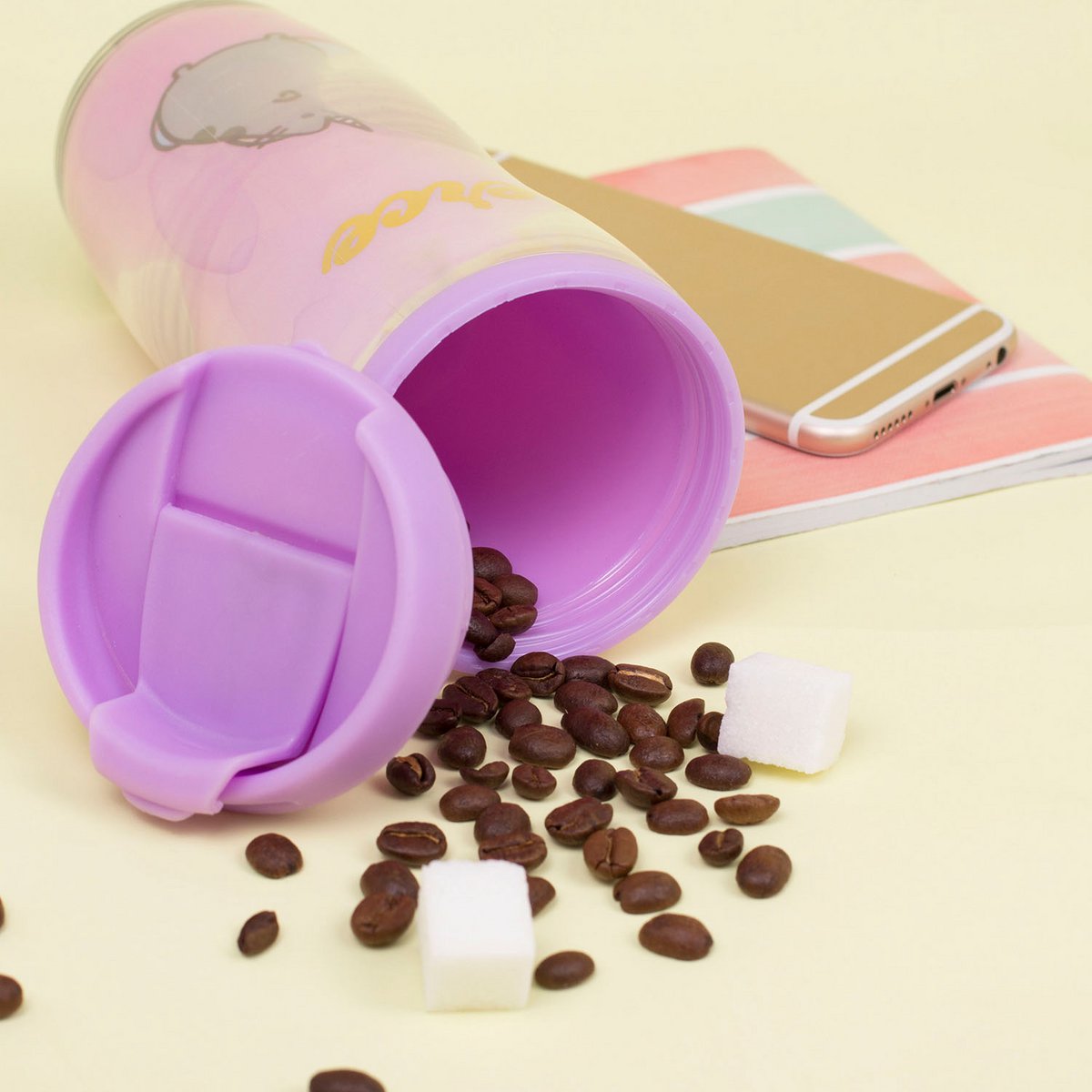 Pusheen Travel - "FIERCE" Drinking Cup with Lid