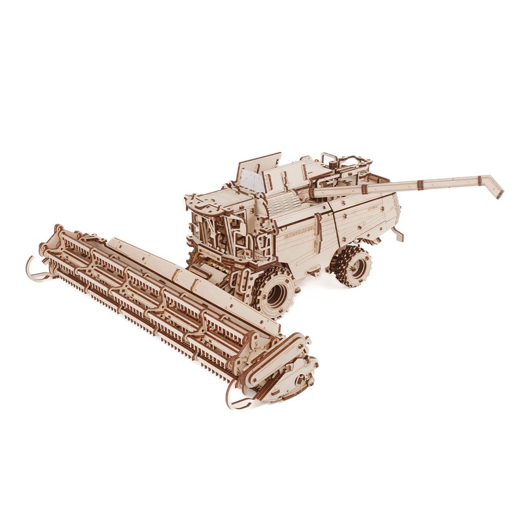Eco Wood Art 3D Houten Puzzel Graanmaaier GH800 Model