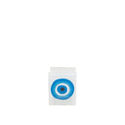 Oogkaarshouder 7x6,5x9 cm glas blauw
