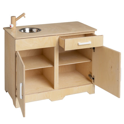 Van Dijk Toys Houten Speelkeuken Naturel Met Wit Kwaliteit