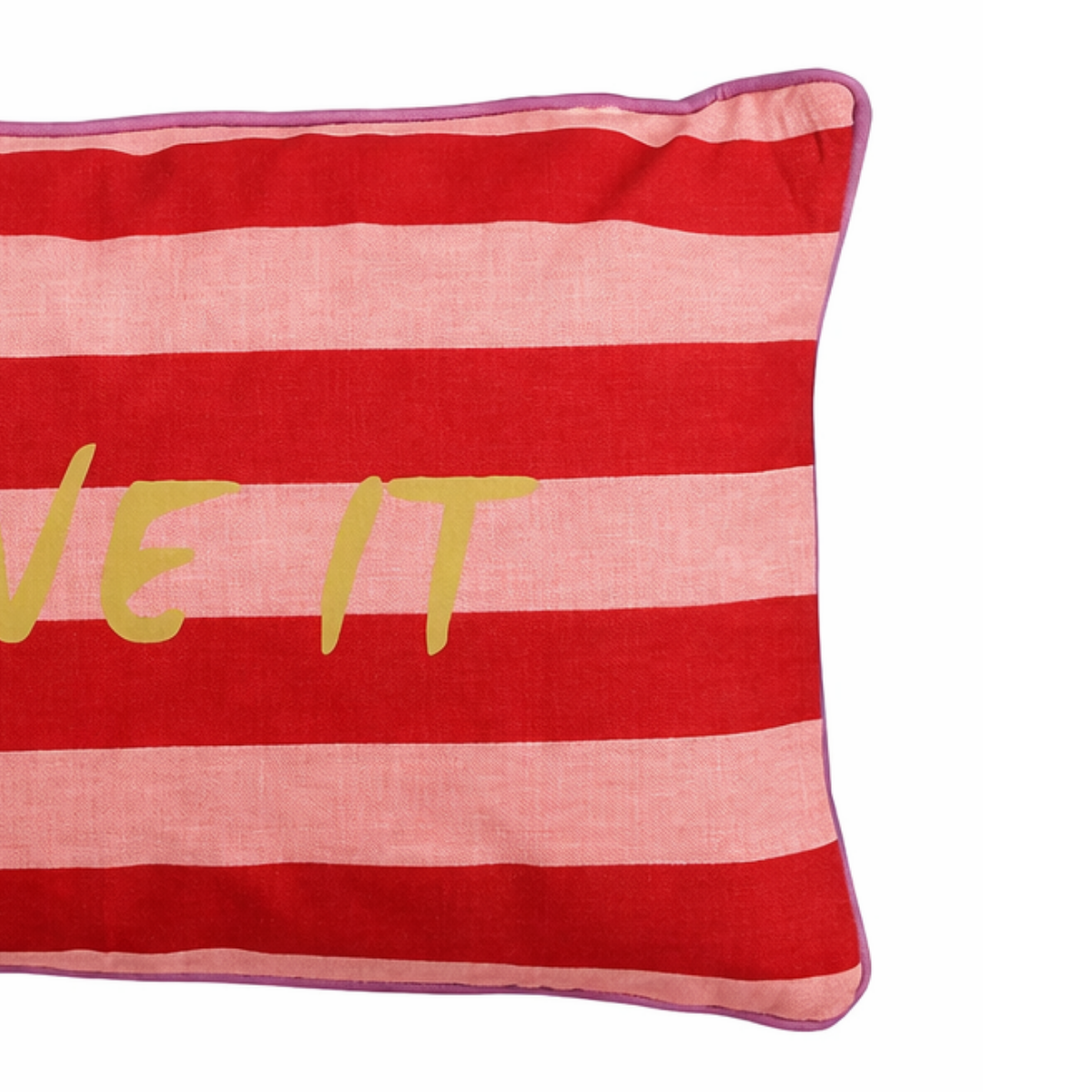 Sierkussen 55x35x10 cm rood roze