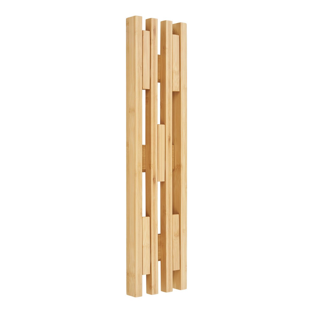 Kapstok hout bamboe bruin 60x14x9,5 cm