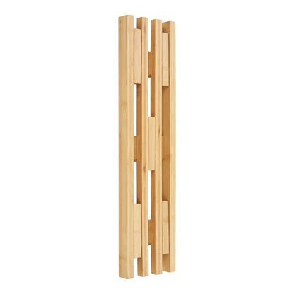 Kapstok hout bamboe bruin 60x14x9,5 cm