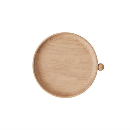 Inka Wooden Round Tray - Small