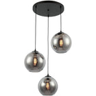 Pendant Lamp Smoke Glass 3-Light