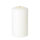 Permanente kaars 15 cm Ø 8 cm wit kunststof
