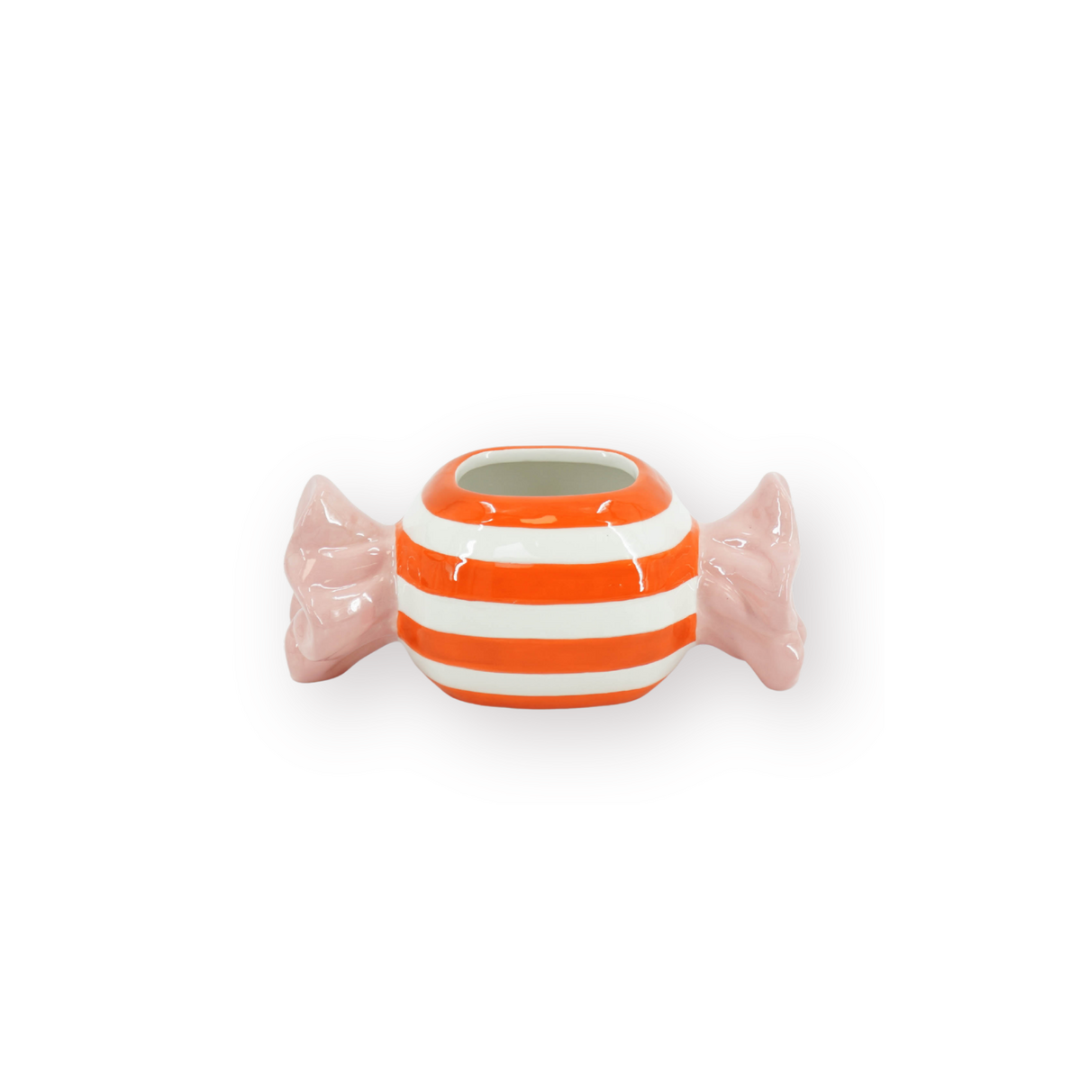 Bloempot 12,5x6x6 cm toffee oranje roze