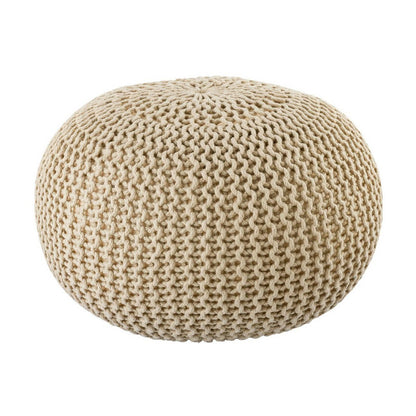 Pouf buiten Ø55x37 cm gerecycled plastic