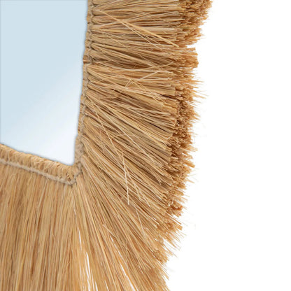 Spiegel 30x30 cm grasrand naturel