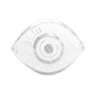 Oogplaat glas 43x33 cm transparant