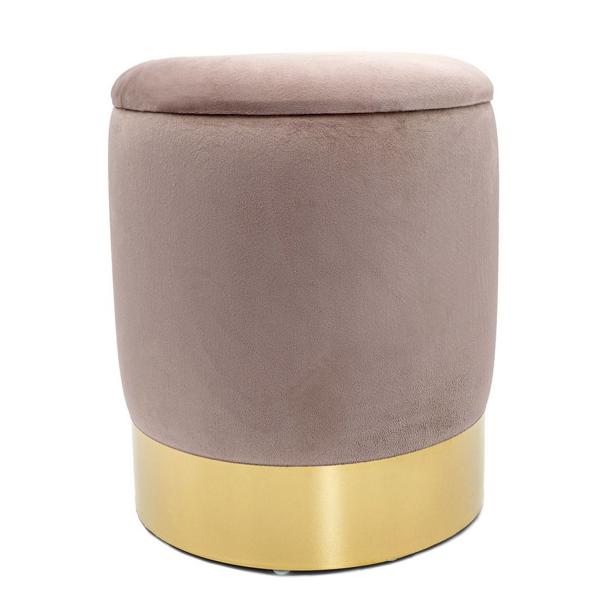 Ottomane met opbergruimte 31x38 cm velours