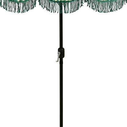 Parasol 235 cm donkergroen polyester