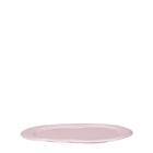 Ovaal dienblad 30x13 cm keramiek metaal roze