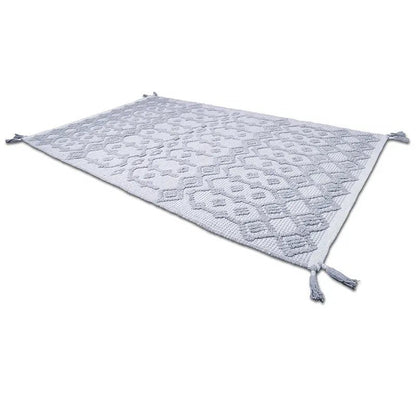 BLONDE GREY natural and ecru children's rug