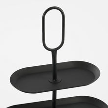 Etagere 3 laags metaal zwart 48x20x55 cm