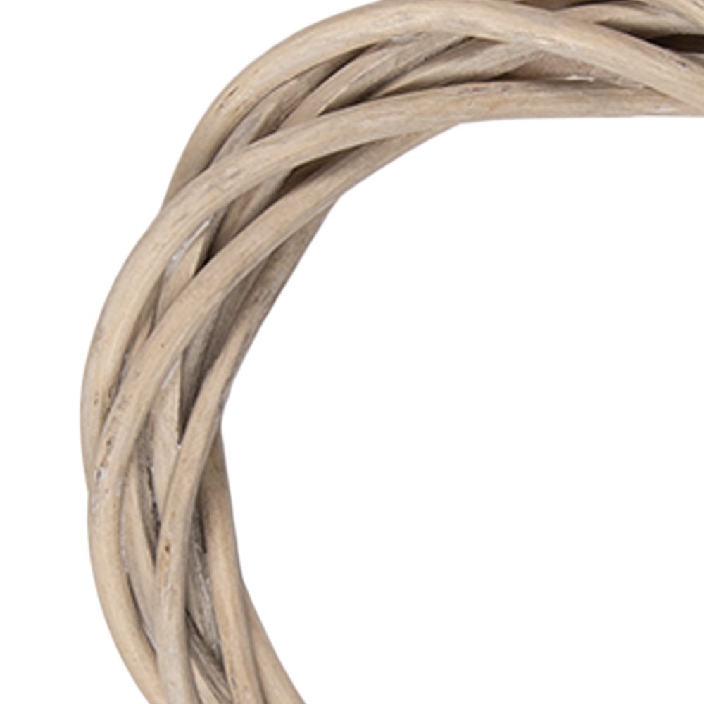 Krans Ø 10x2 cm Bruin Rotan