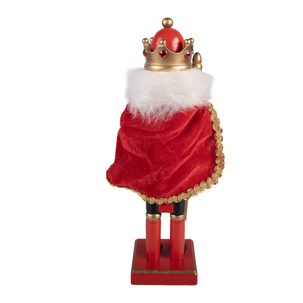 Notenkraker decoratie 7x6x25 cm rood hout