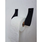 Toiletrolhouder leer