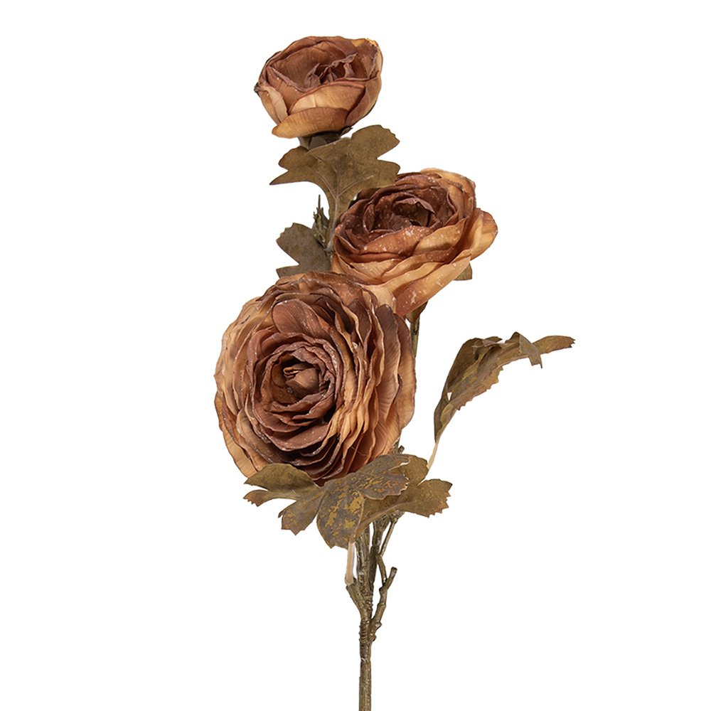 Kunstbloem 70 cm Bruin Kunststof