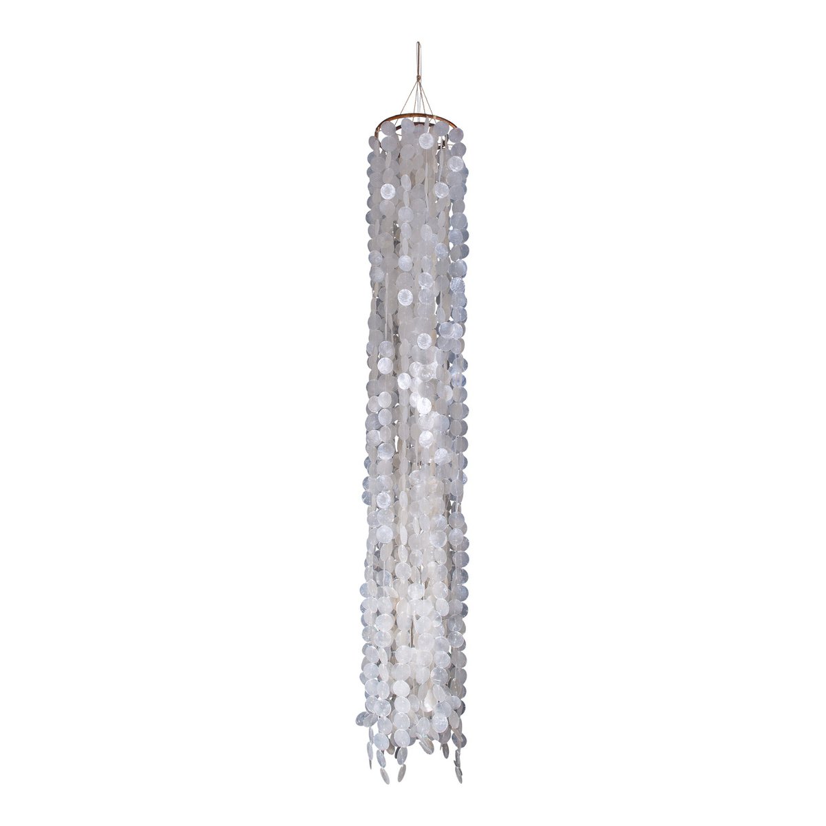 Capiz Hangerlamp Met E27 Aansluiting Voor Woonkamer